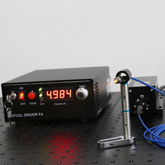 589nm 100mW~500mW 노란색 laser 광섬유 결합 레이저 with power supply